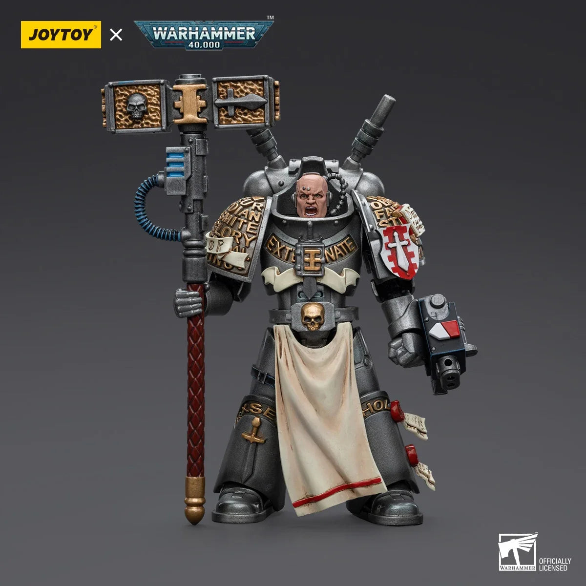 JOYTOY Warhammer 40K 1/18 Scale Grey Knights Interceptor Squad Interceptor Justicar Action Figure Model Toys For Collection