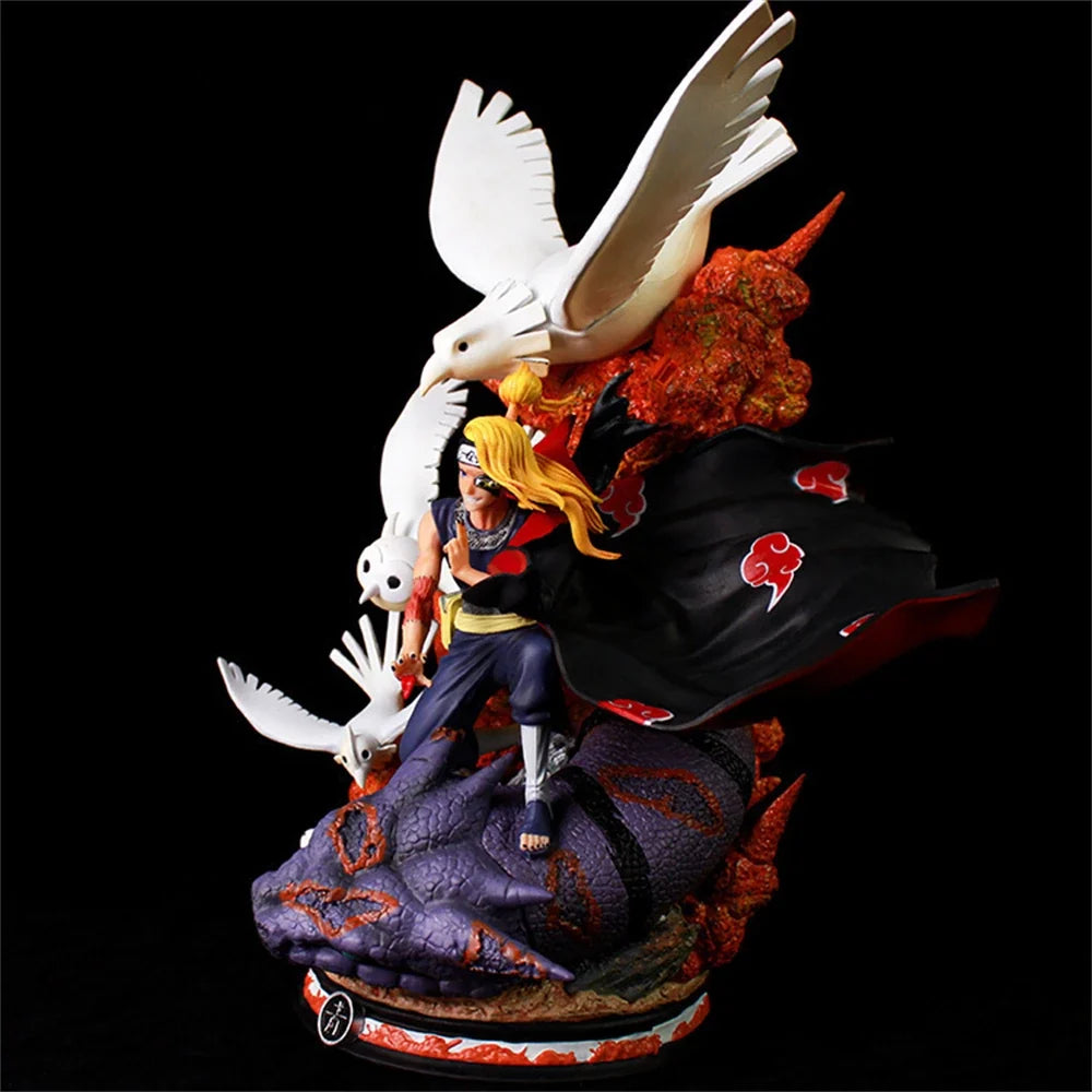 41cm Naruto Akatsuki Deidara CS Series PVC Material Anime Figure Model Statue Desktop Decoration Birthday Anniversary Gift Toys