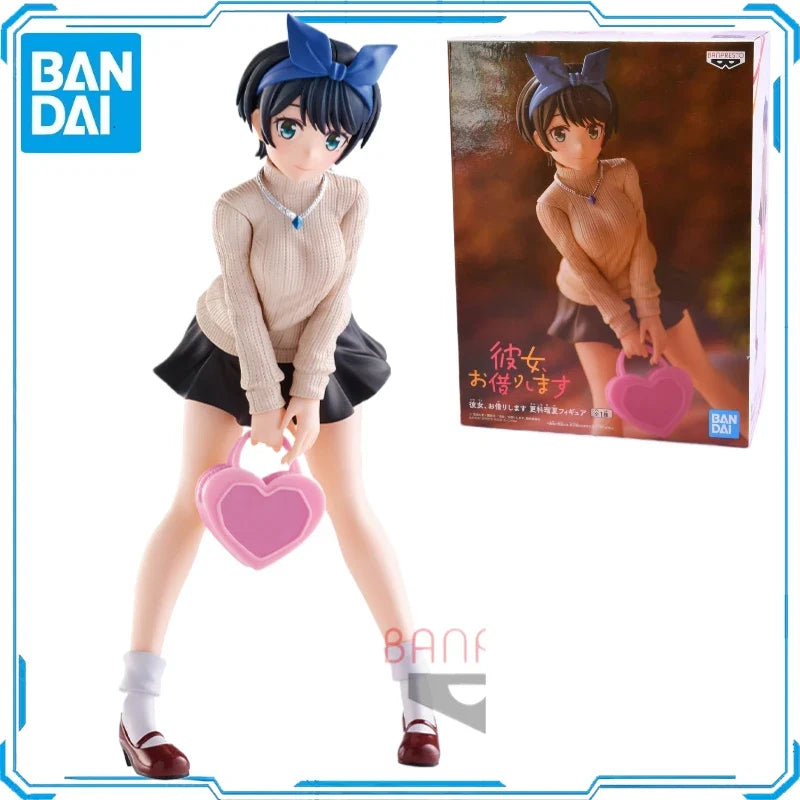In Stock Original Bandai BANPRESTO Rental Girlfriend Sarashina Ruka Action Figures Toys Model Genuine Collector Anime Hobby