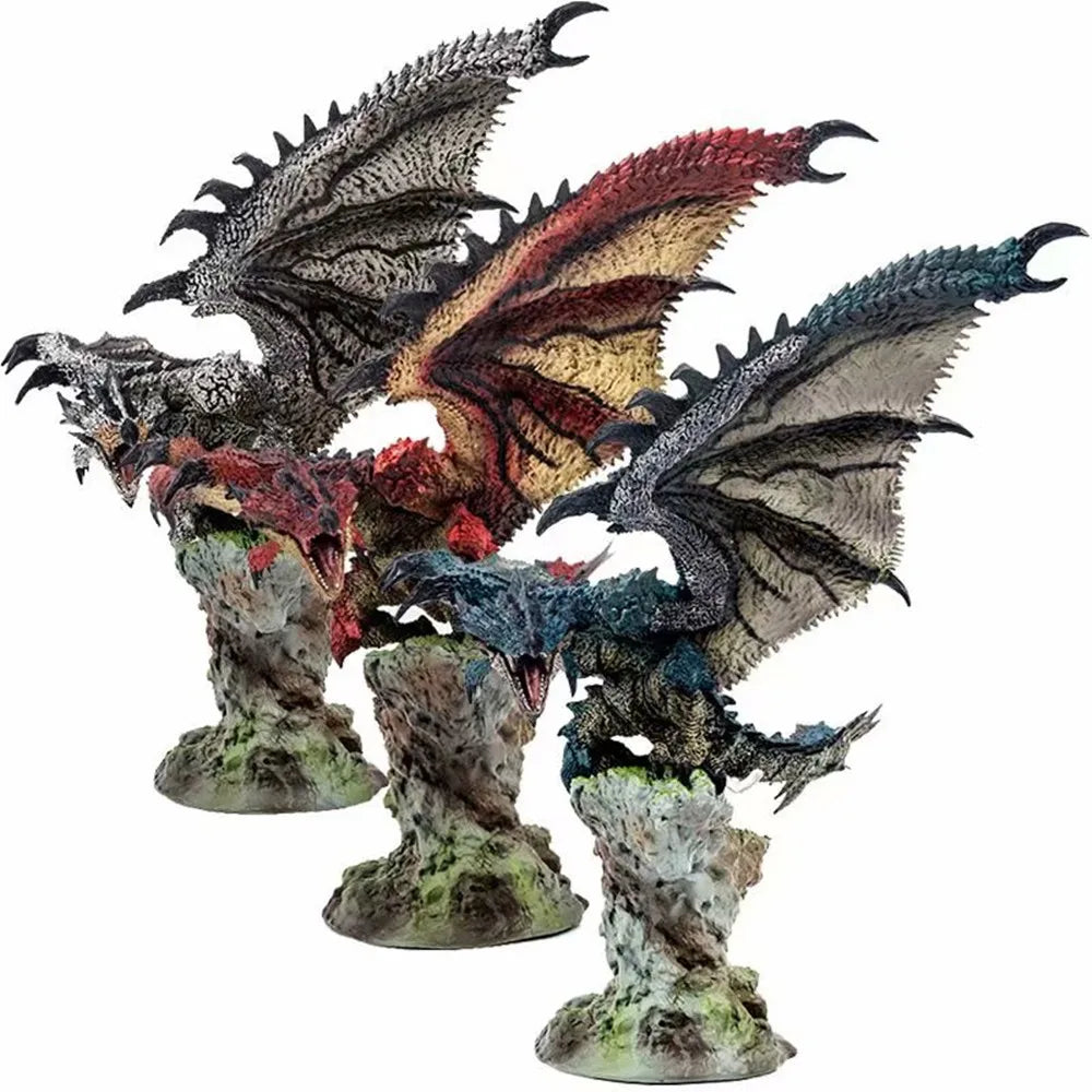 All series Monster Hunter Game Dragon PVC Action Figure Toy Japan Anime Monster Hunter World Dragon Figure Collectible Model