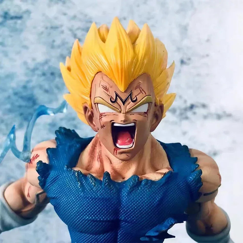 @@HOT 28cm Dragon Ball Z GK Figure MAXIMATIC The Vegeta Super Saiyan Son Majin Vegeta Self-Destuct Vegeta Figure Toys Model Gift