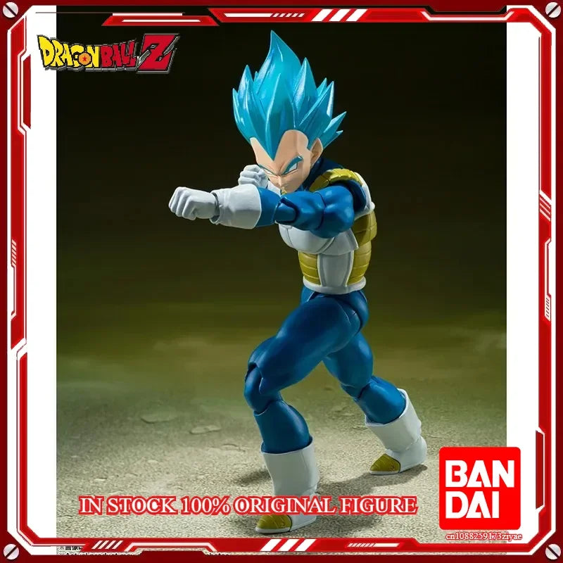 In Stock 100% Original Bandai S.H.Figuarts Shf Super Saiyan God VEGETA The pride of Saiyans Anime Action Collection Figures