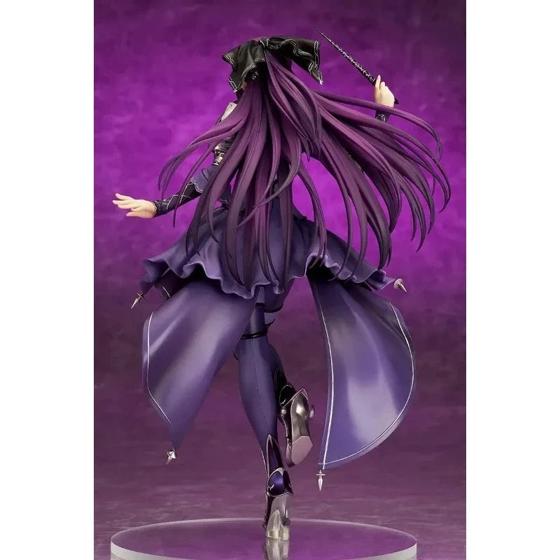 FATE FGO 100% Original:Scáthach Evening dress 24cm PVC Action Figure Anime Figure Model Toys Figure Collection Doll Gift