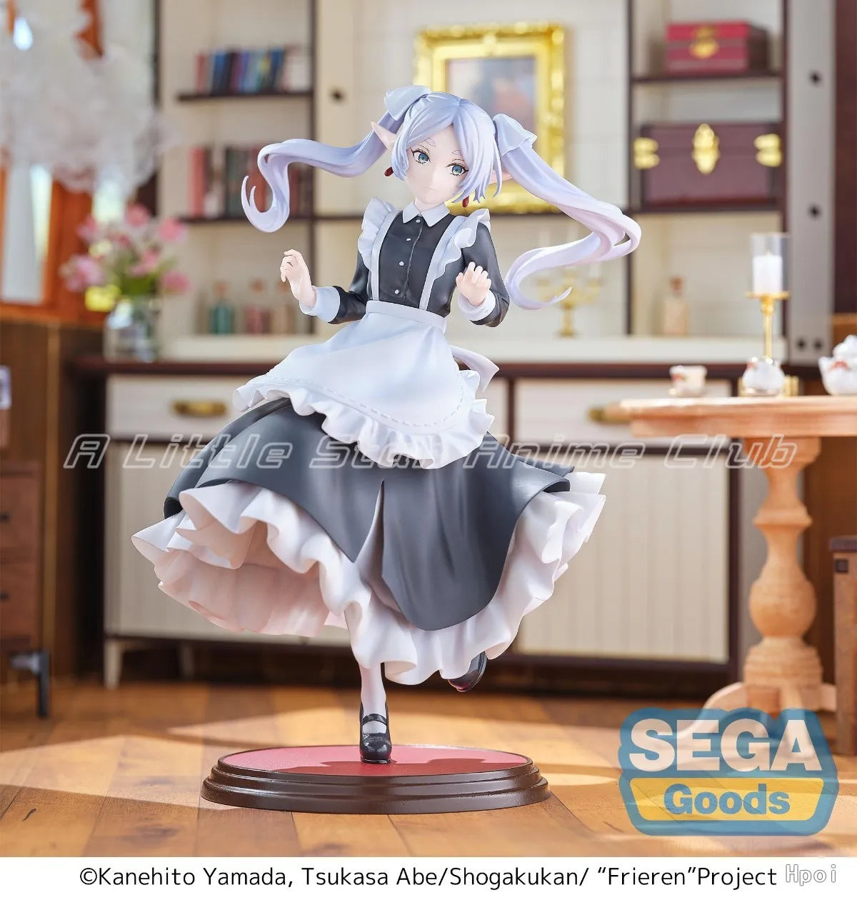 In Stock Original SEGA Luminasta Frieren:Beyond Journey's End Maid Outfit Animation Figures Model Collection Ornaments Toys