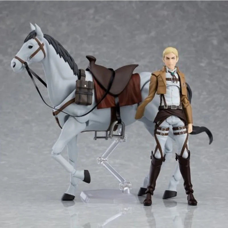 GSC Original Max Factory Figma 446 Erwin Smith Anime Action Figures Toys for Boys Christmas Gift Collectible Model Ornaments