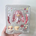 Anime Hatsune Miku 500 Sakura Figure Cute Hatsune Miku Change Face Model Handmade Action Figure Toy Christmas Gifts