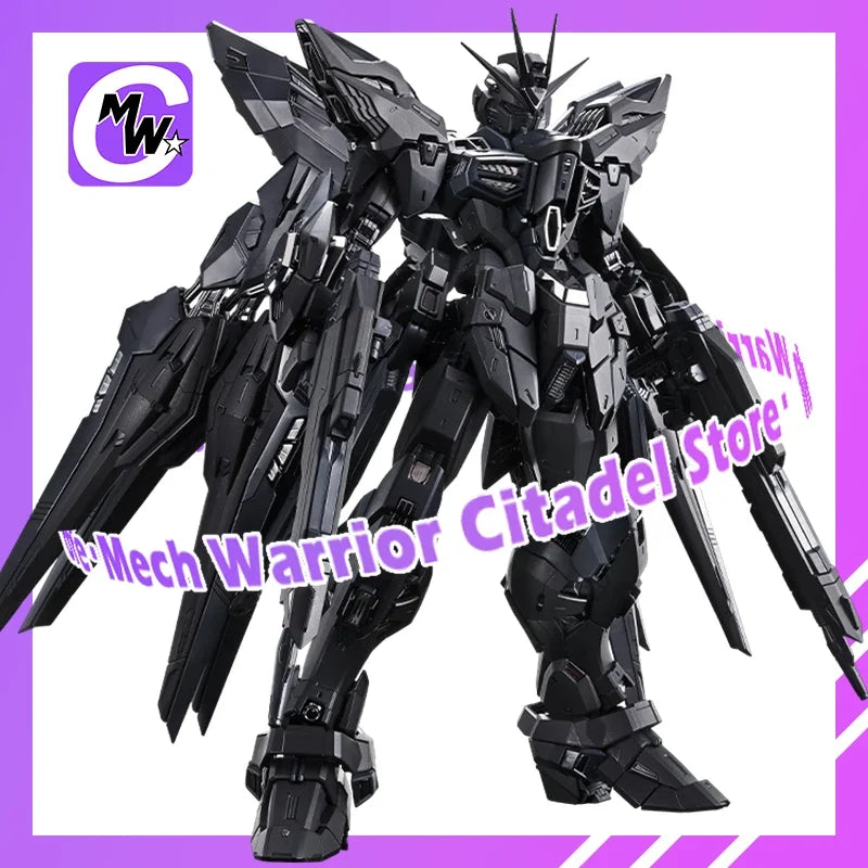 XUN XIN MGEX Strike Freedom Midnight Coating 1/100 MG Runners Spraying KO Model Kit Action Toy Figures Assembly Toys