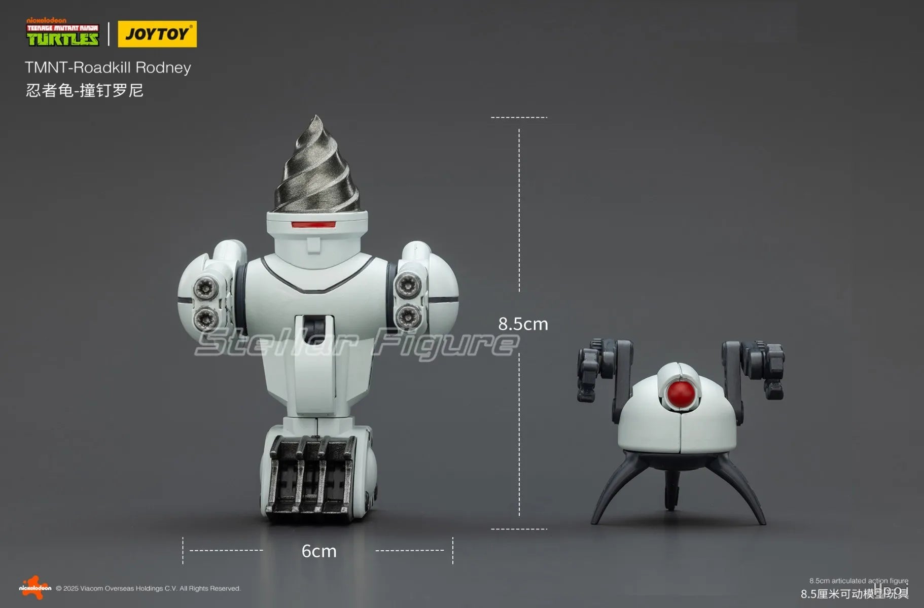 【SF】JOYTOY TMNT 1/18 Action Figure TMNT-Roadkill Rodney Model Toys Gifts Collection Ornaments