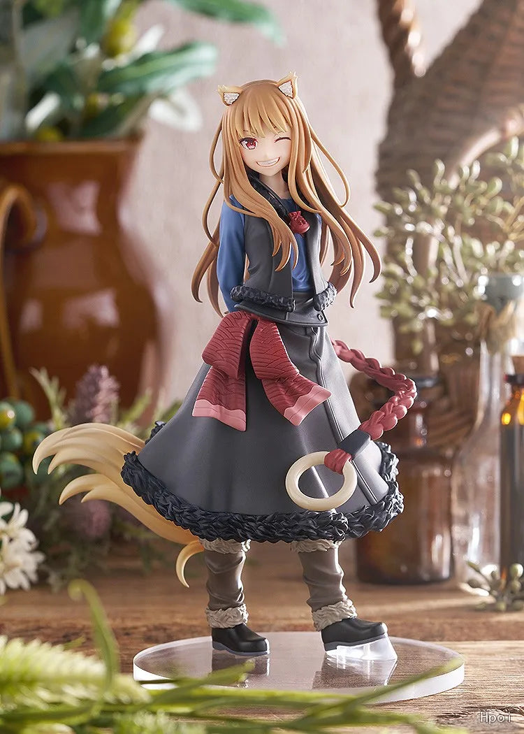 17CM Anime  Holo Figure Ookami to Koushinryou Merchant Meets the Wise Wolf Stand Model Toy Gift Collection Aciton Figure PVC