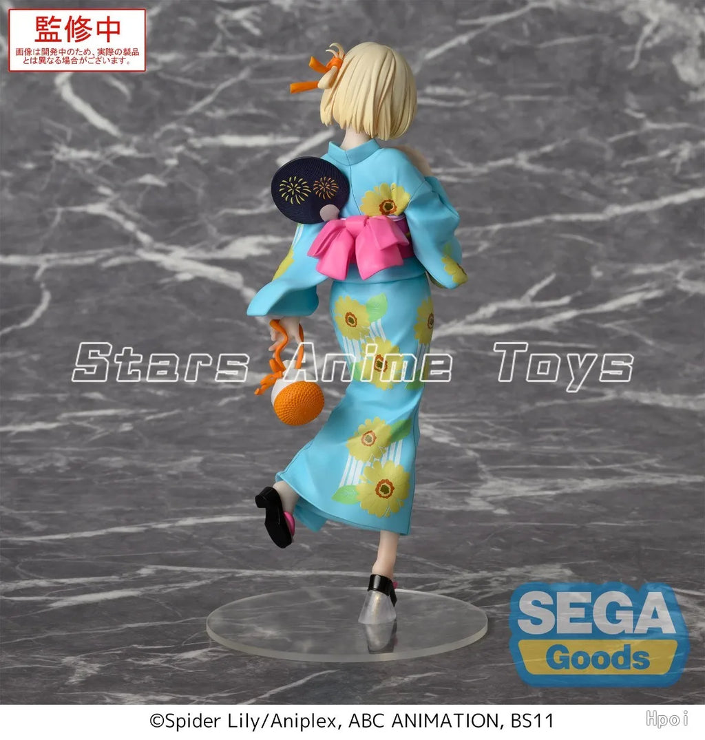 Original SEGA Luminasta Lycoris Recoil Nishikigi Chisato/Inoue Takina Yukata Toy Gifts Collection Models Animation Graphic