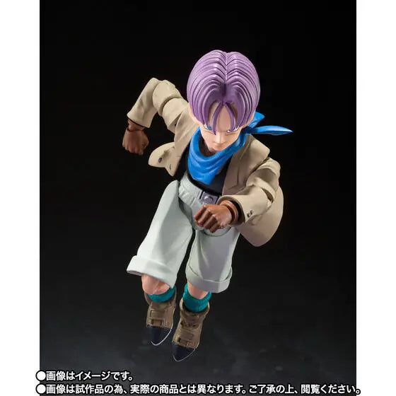 100% Original Bandai SH Figuarts SHF Dragon Ball GT Trunks Action Figures Anime Model Toys Collection In Stock