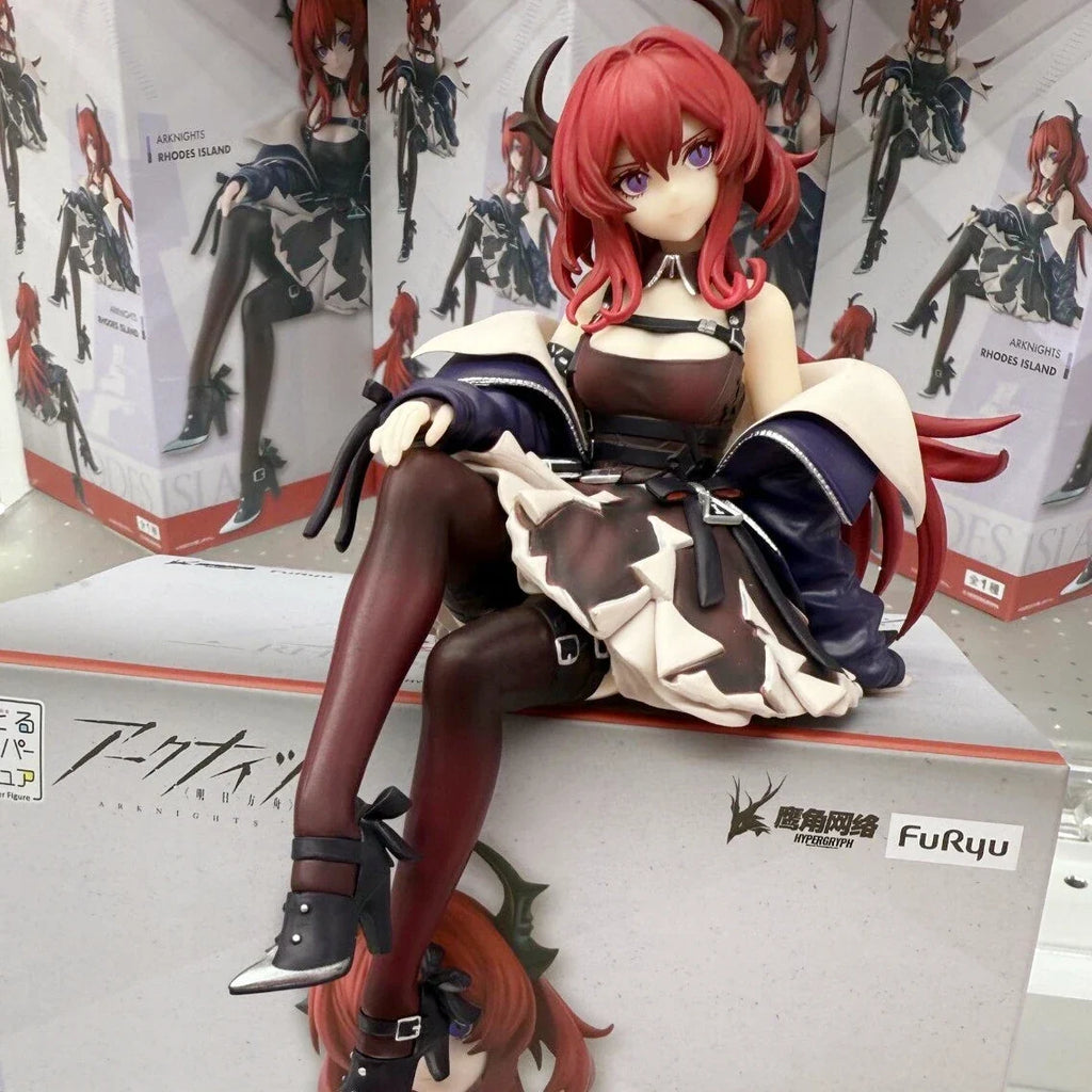 Genuine Furyu Prepainted Noodle Stopper Figure Arknights Surtr Game Character Figure Decoration Collection Figure Model Toy