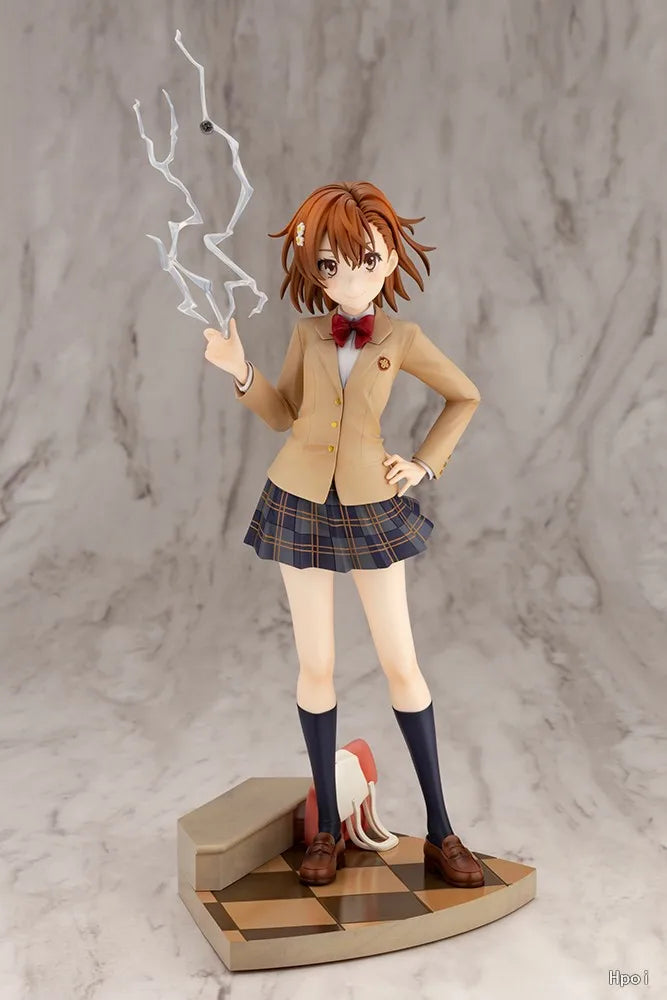 Original in Stock KOTOBUKIYA Toaru Kagaku No Railgun T Misaka Mikoto 1/7 Figures Model Toys Gifts Collection Ornaments