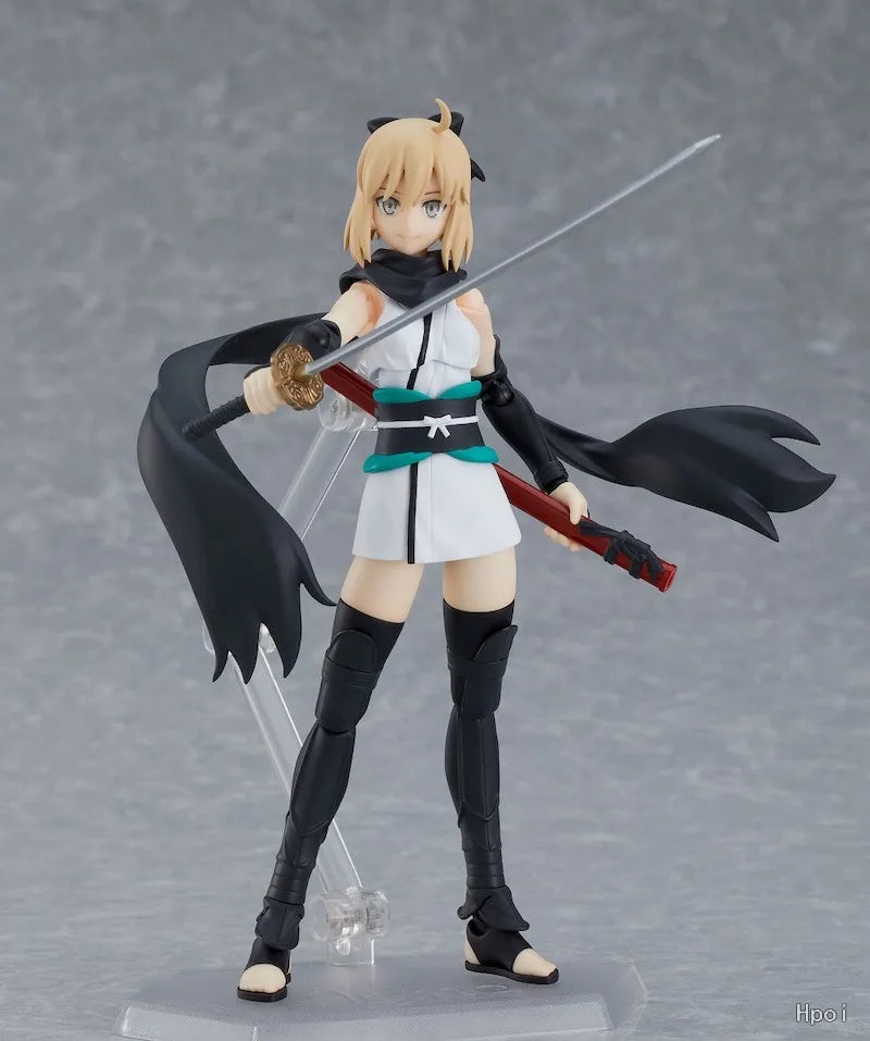 Original Max Factory Figma#521 Fate/Grand Order Okita Souji Anime Figures Model Toys Gift Collection