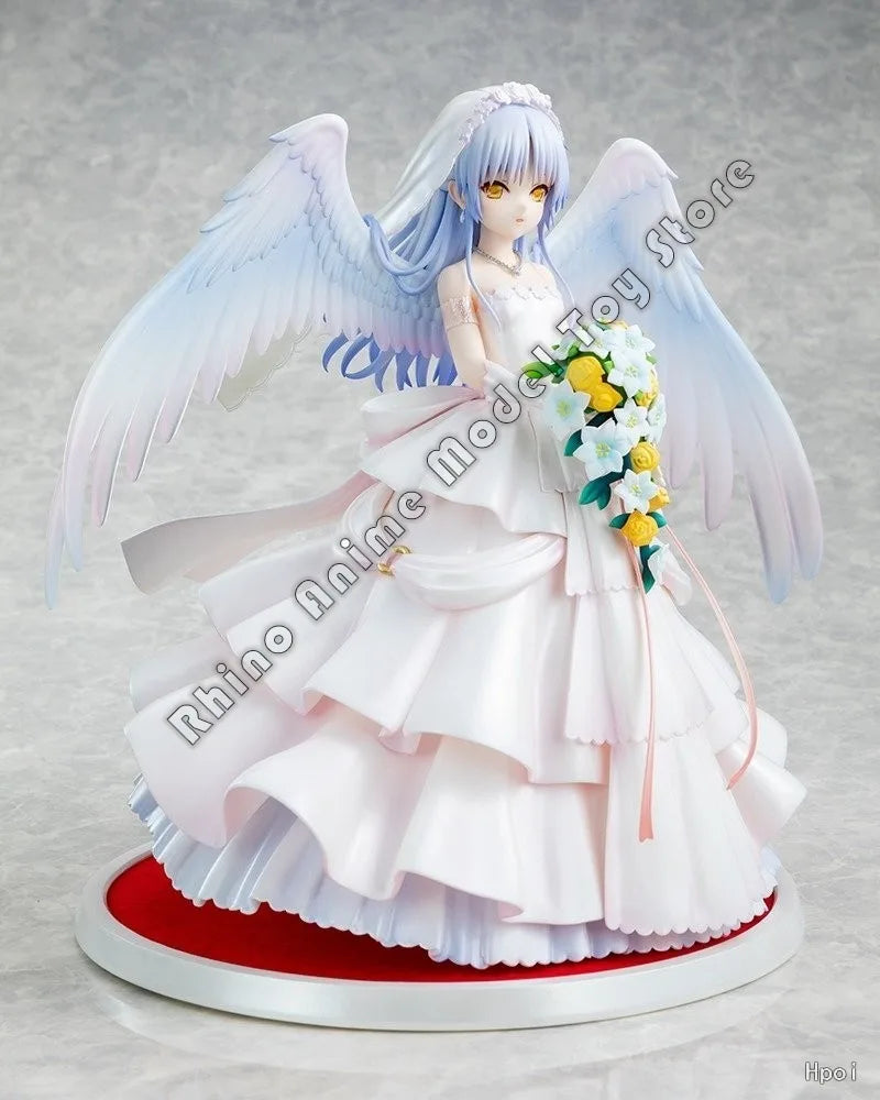 In Stock Original KADOKAWA KDcolle Angel Beats! Tachibana Kanade Wedding Ver. 22cm Action Figure Anime Collectible Toy Gift