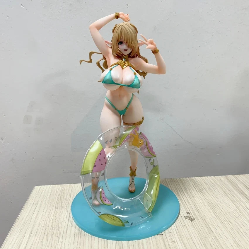 25CM Vertex Elf Village 8t 5rd Kukuru Cecil Mama Tiana Bathing Suit Bunny girl figure PVC Anime Model Action Adult Doll toy gift