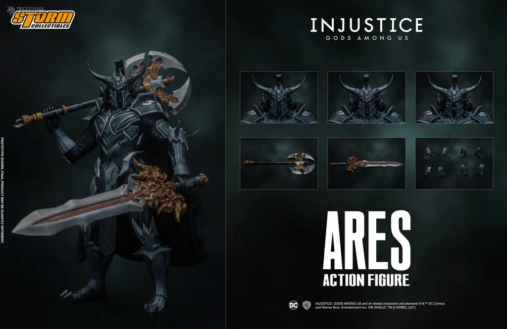 【Auf Lager】Original STORM COLLECTIBLES Injustice League Ares 1/12 Actionfigur Spielzeugmodell Sammlergeschenke