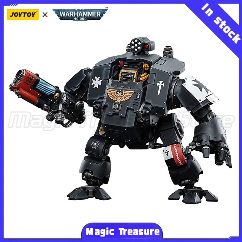【MT】JOYTOY 1/18 Action Figure Warhammer 40K Black Templars Redemptor Dreadnought Model Toy Gifts