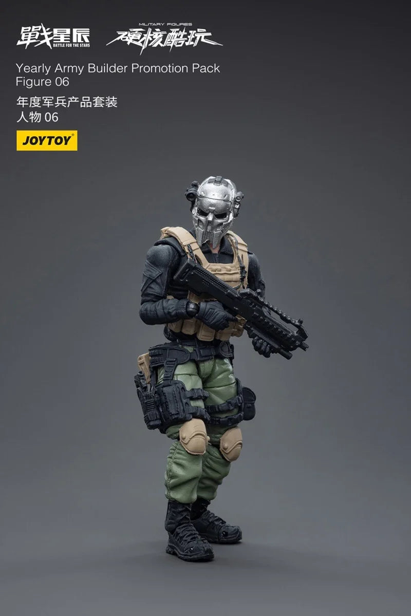 in Stock JOYTOY 1/18 10.5cm Action Figures Yearly Army Builder Promotion Pack Anime Collection Model