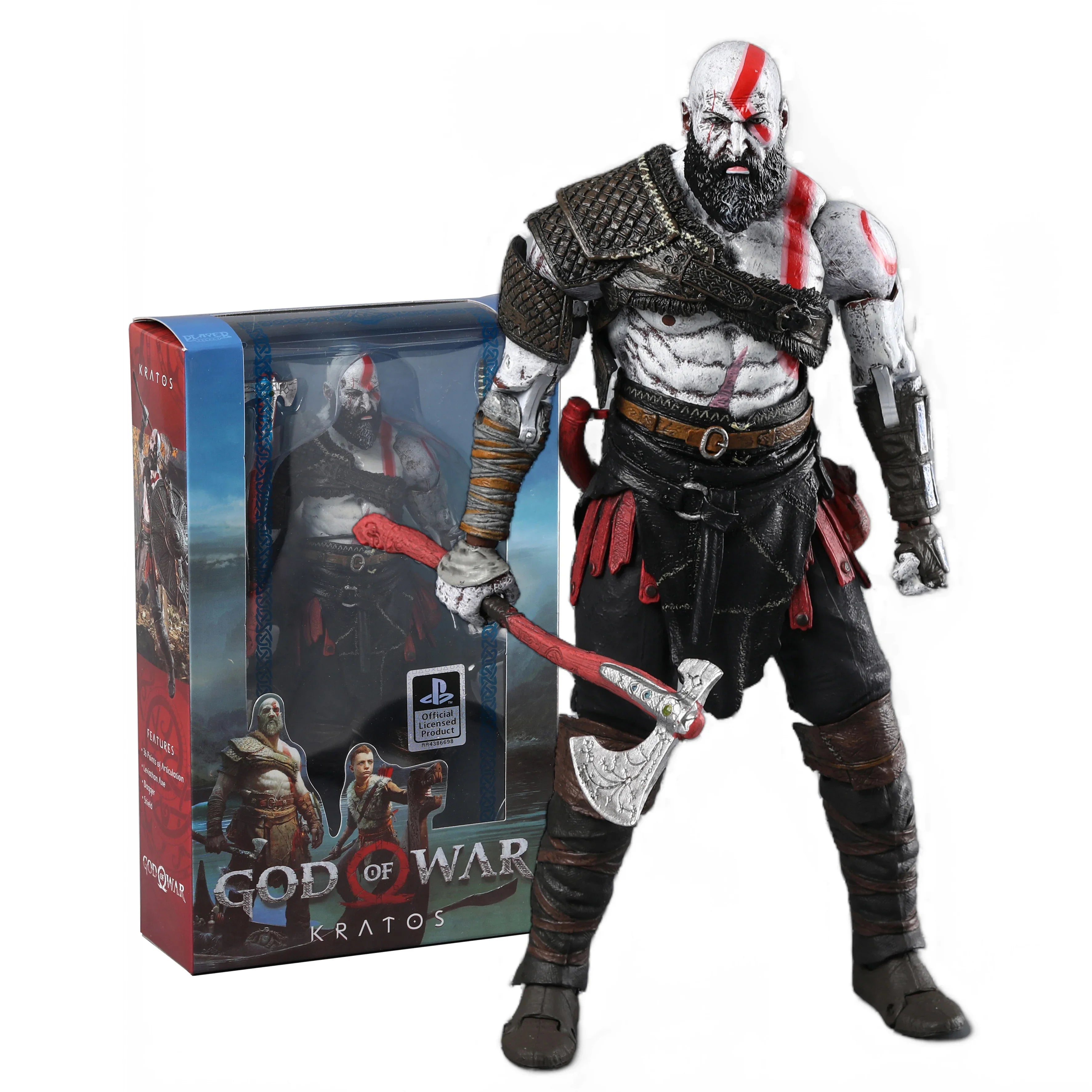 NECA God of War 4 Kratos Figurine Collection Action Figure Model Toy Gift