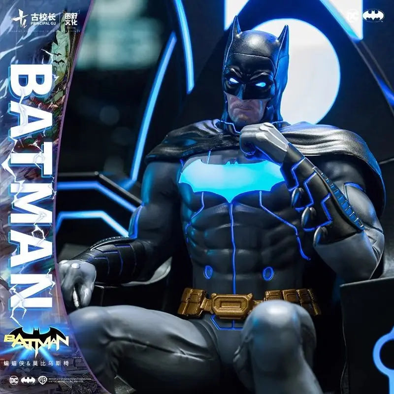 DC Batman Mobius Chair Alloy Model GK Figure Ornament Toys