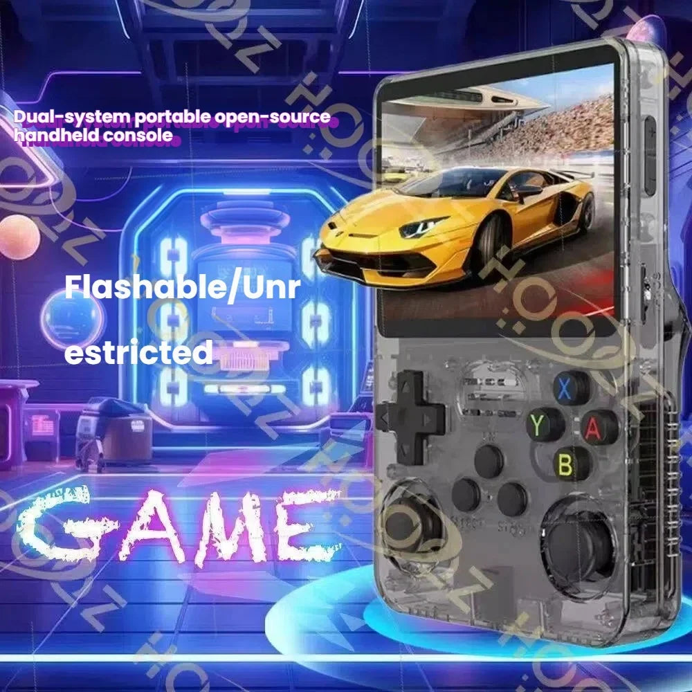 Upgrade The Open Source Handheld R36S Handheld Game Console PSP Classic GBA Portable Retro Arcade HD Big Screen.