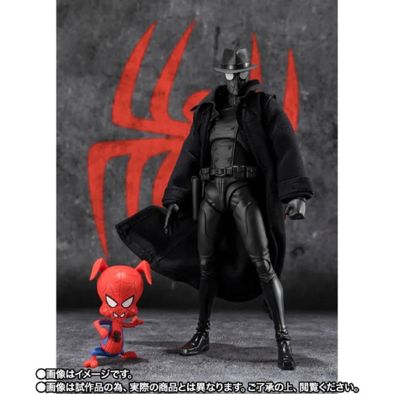 Bandai Original Genuine S.H.Figuarts Spider-Man：Across The Spider-Verse Web of Shadows Collectible Ornaments Toys for Boys Gift