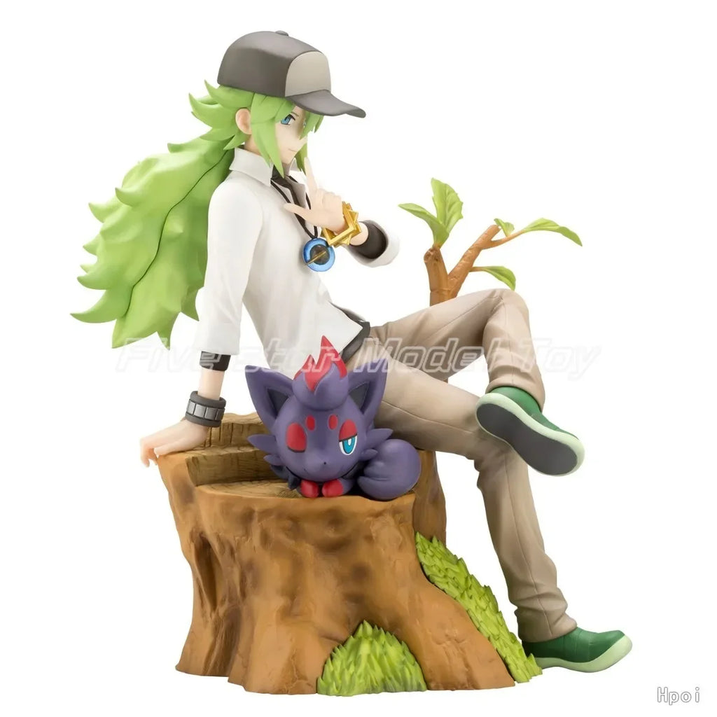 In Stock Original KOTOBUKIYA Pokémon Black/White N& Soloa Anime Action Figure Model Toys Gifts Collection