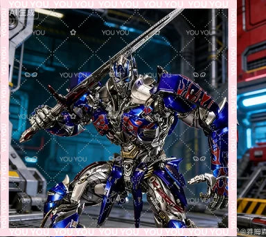 Adults Fun in Stock Transformation MF-004 MF004 2.0 Knight OP Prime DLX Legierung Actionfiguren Spielzeug Geschenk Sammlung