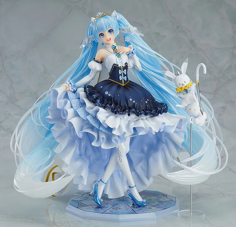 【Auf Lager】GSC VOCALOID Hatsune Miku Snow Princess Ver. 1/7 Scale Anime Figur Sammlung