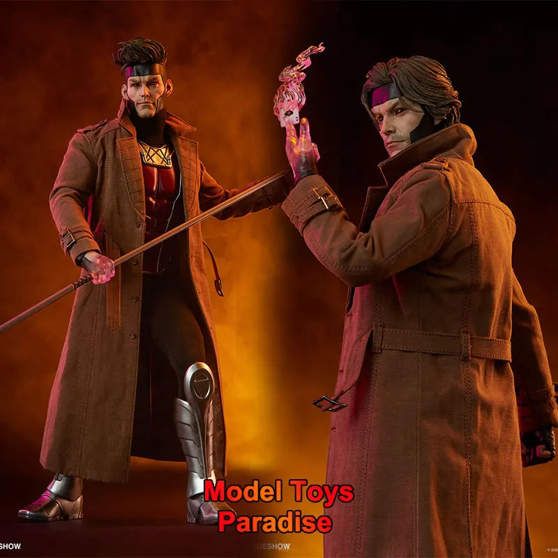 Sideshow 100439 1/6 Collectible Toys Gambit Super Hero Men Soldier 12'' Movable Action Figure Model Gifts