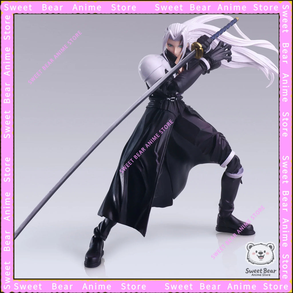 In Stock Square Enix Final Fantasy VII BRING ARTS Sephiroth Action Figure Anime Model Trendy Toys Desktop Doll Collectibles