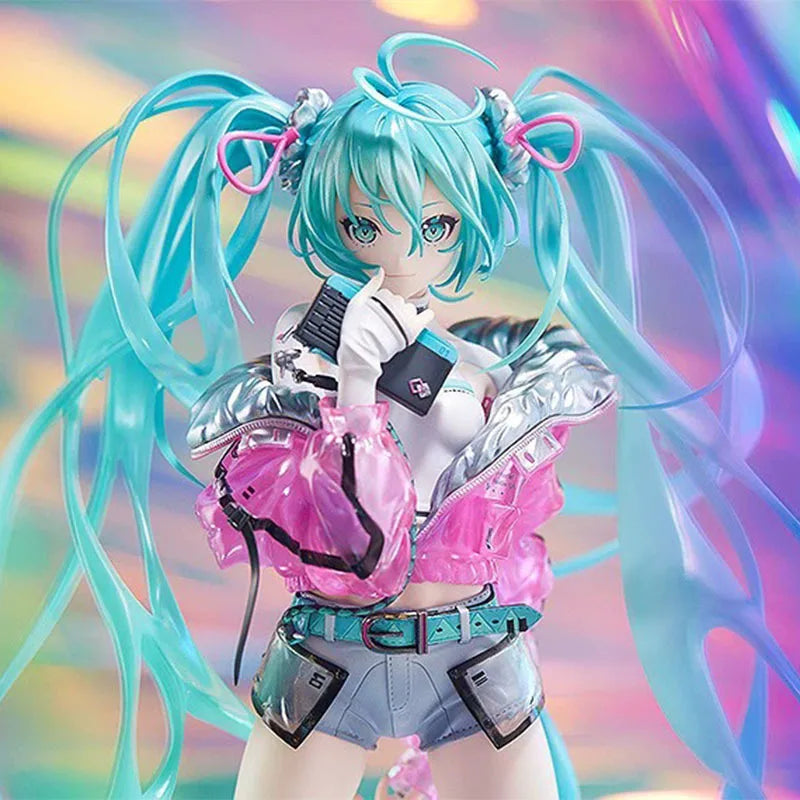 Miku Figures Anime Doll Miku Statue Collectible Model Miyama Mai Anime Girl Decoration Desktop Ornament Birthday Gift