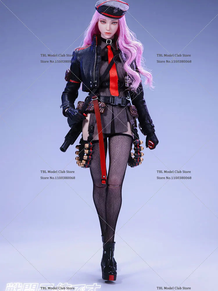 POPTOYS X COLOUR STUDIO BG-001 1/6 Battle Angel Black Fire Mirabelle Rose 12' Action Figure Full Set Collectible Model Toy