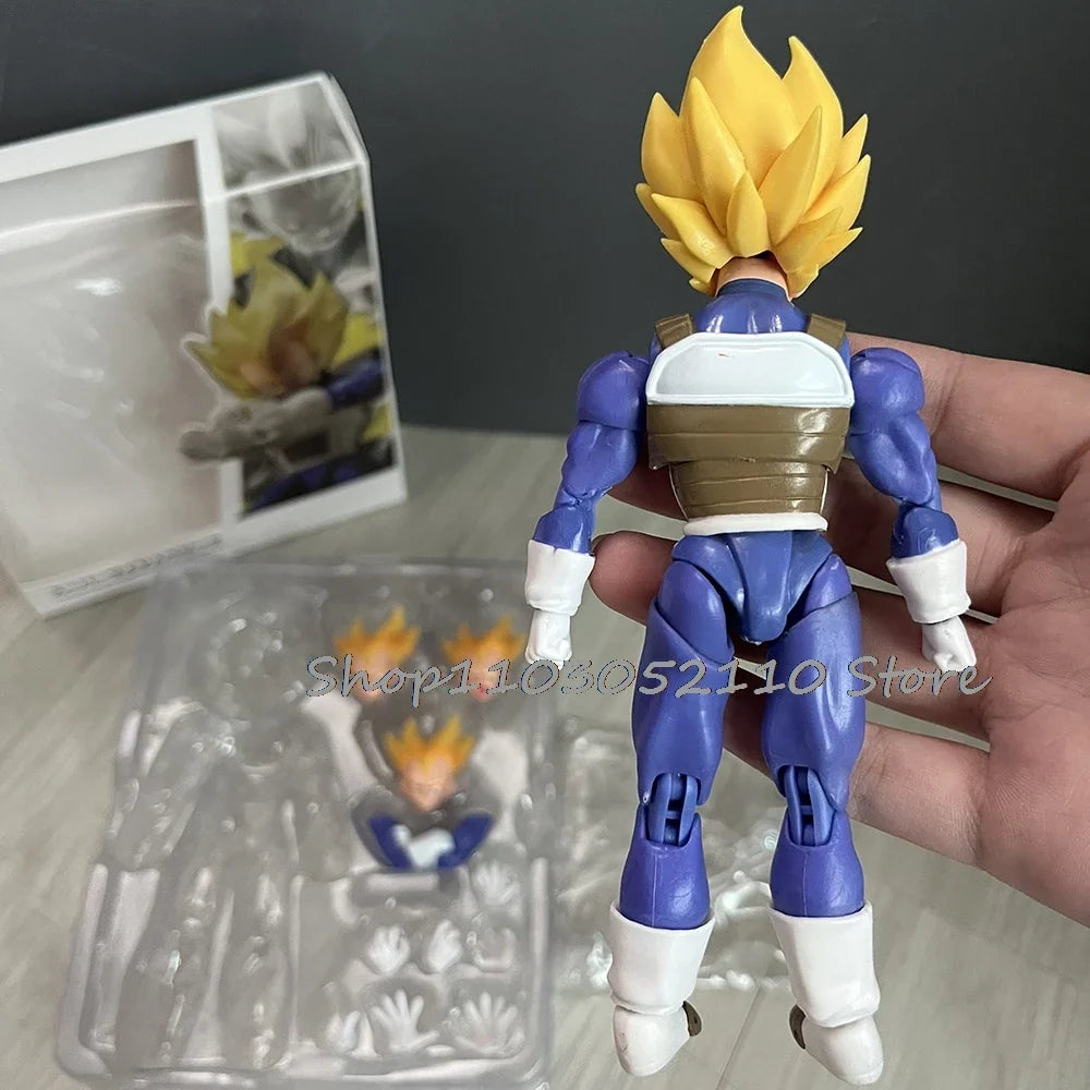 Anime Dragon Ball Z Super Saiyan Vegeta Majin Vegeta Action Figure Shf Superhero S.H.Figuarts Figure Toy Model Birthday Gift