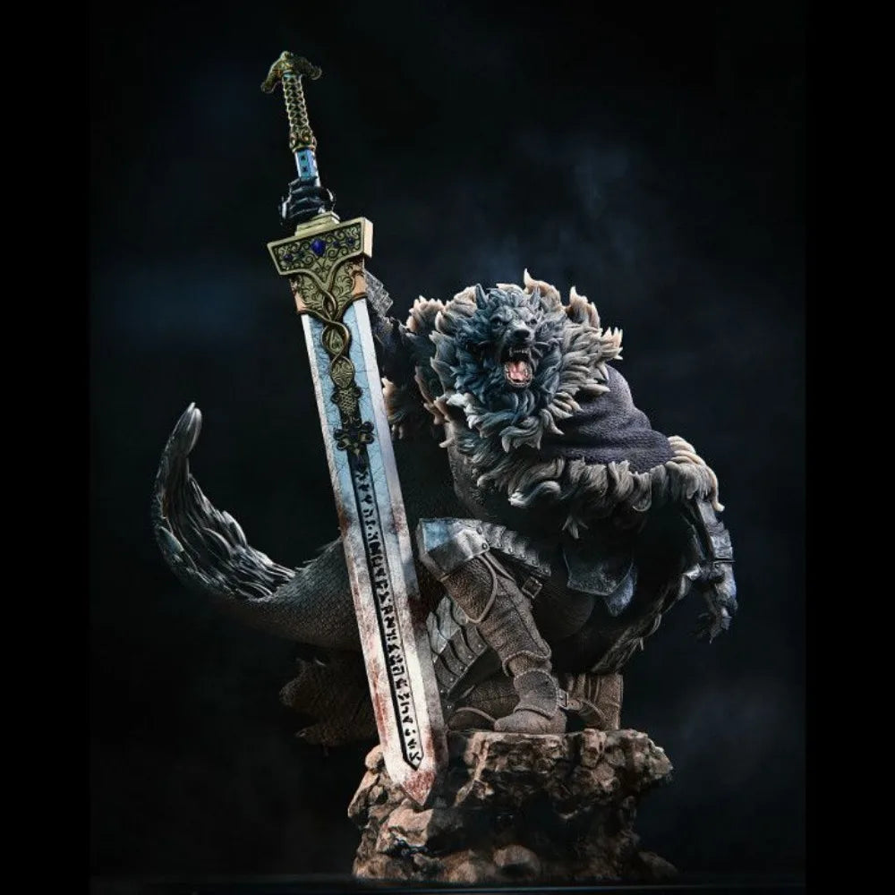 Shadow Beast Resin White Model Printing of High-precision Model Parts 3D Printed Figurines DIY Coloring Self-assembly Models