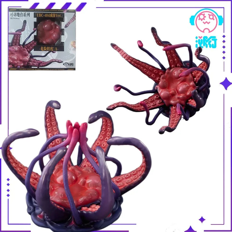 New Stock Traceability Sushing Original UBC-404 Juvenile&adult Movable Tentacle Platform Model Figurine Toy Ornament Gift