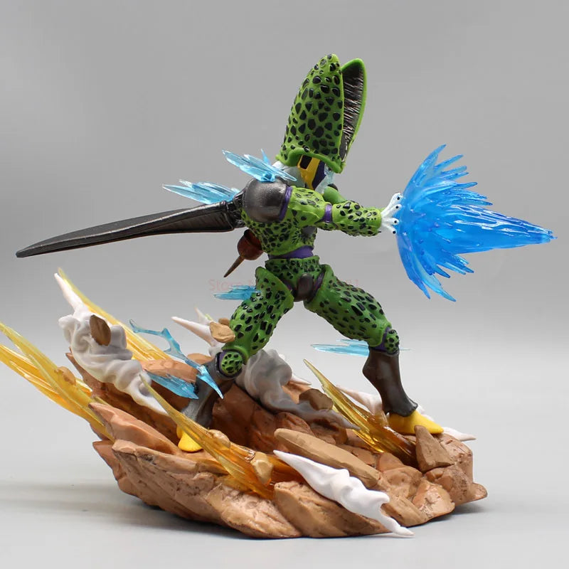 Dragon Ball Z Son Goku Gohan And Cell Anime Figures Super Saiyan Action Figurine Pvc Statue Model Doll Decoration Desk Toy Gifts