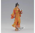 Bandai Original BANPRESTO Anime One Piece Magazine Kimono 18cm Portgas D Ace Sabo PVC Action Figure Collectible Model Toys
