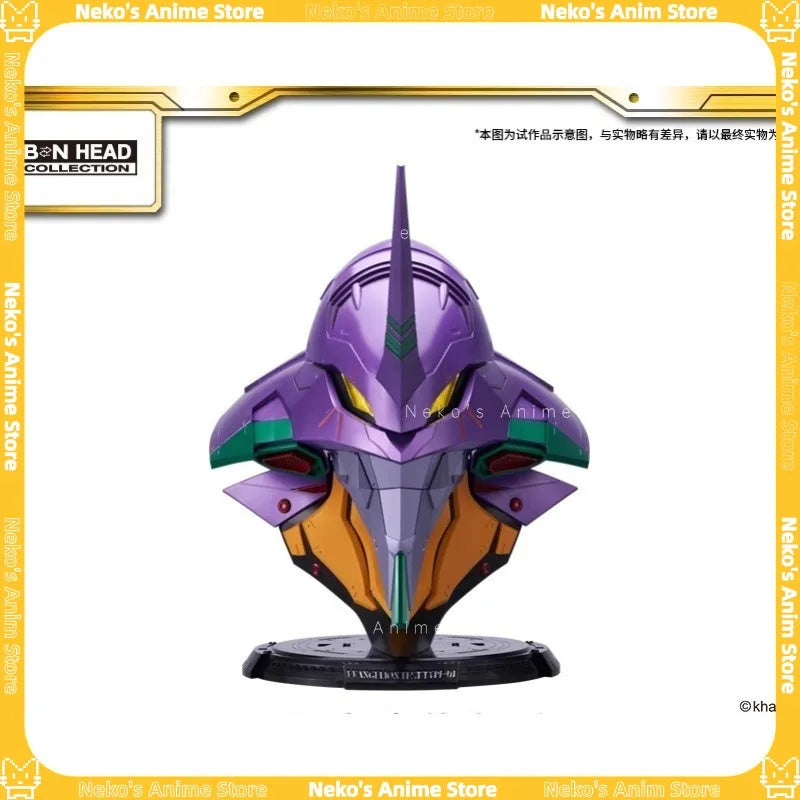 【In Stock】BANDAI Tides BN HEAD Collection Neon Genesis Evangelion Unit-01 Ver. Action Figure Anime Desktop Doll Collectibles