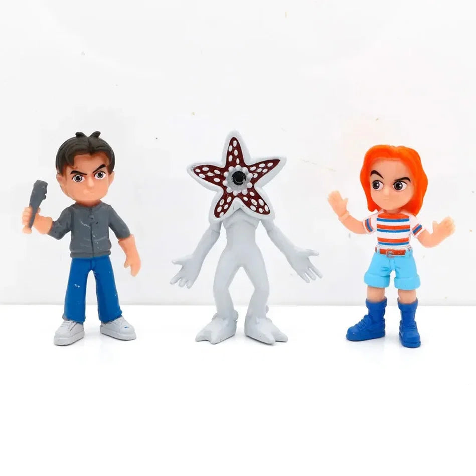 New 6pcs/set Something strange Figure Toy Will Byers Eleven Dolls Action Figure Cake Collect Decoration Christmas Gift