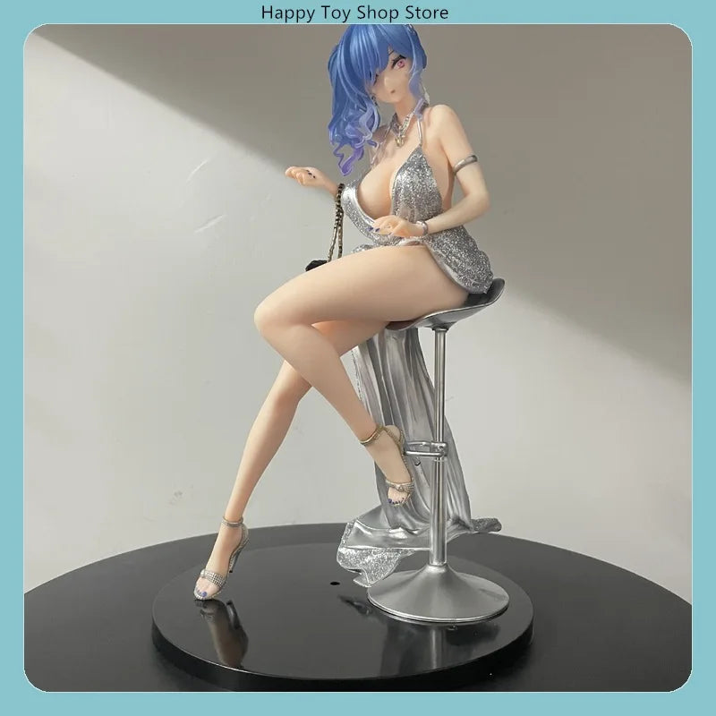 Azur Lane St. Louis Evening Dress Ver. 28cm Sitting Pose Anime Figure Statue Desktop Decoration Gift