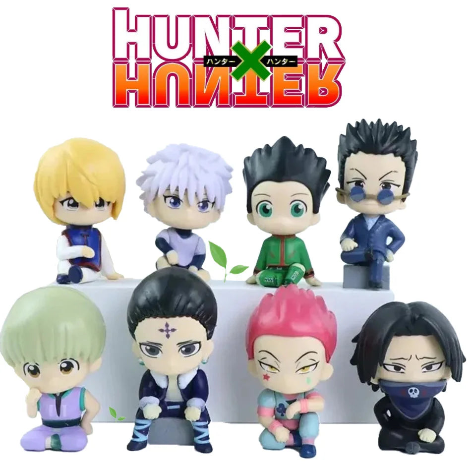 Anime figure Chrollo Lucilfer Gon Freecss Figure Killua Zoldyck Kurapika Figure Hisoka Figure Feitan Mini Model Dolls Toy Gifts