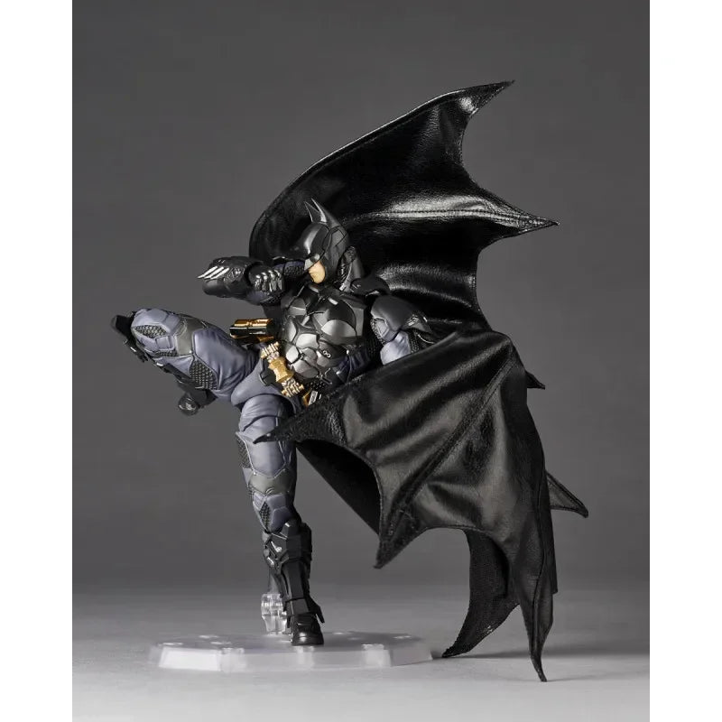 In Stock Original Kaiyodo Batman Arkham Knight Amazing Yamaguchi Revoltech NR038 Batman Action Figure Toy