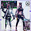 POPCOSTUMEGS-001 Cyber Functional First Bullet Ghost Attendant - Xuan Blade 1/6 Mobile Model Toy, Mobile Eye 12 inch Giftcollect