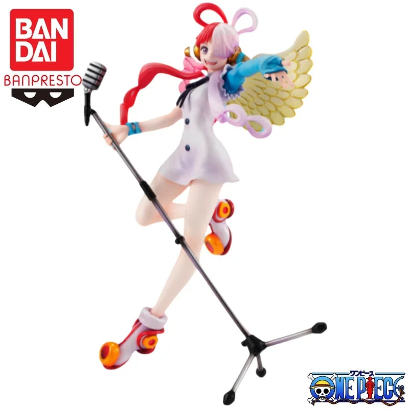 In Stock Bandai Genuine MegaHouse Pirate King of Navy POP Red-haired Singer Uta Double Form Figure Action Figure Collection Gift