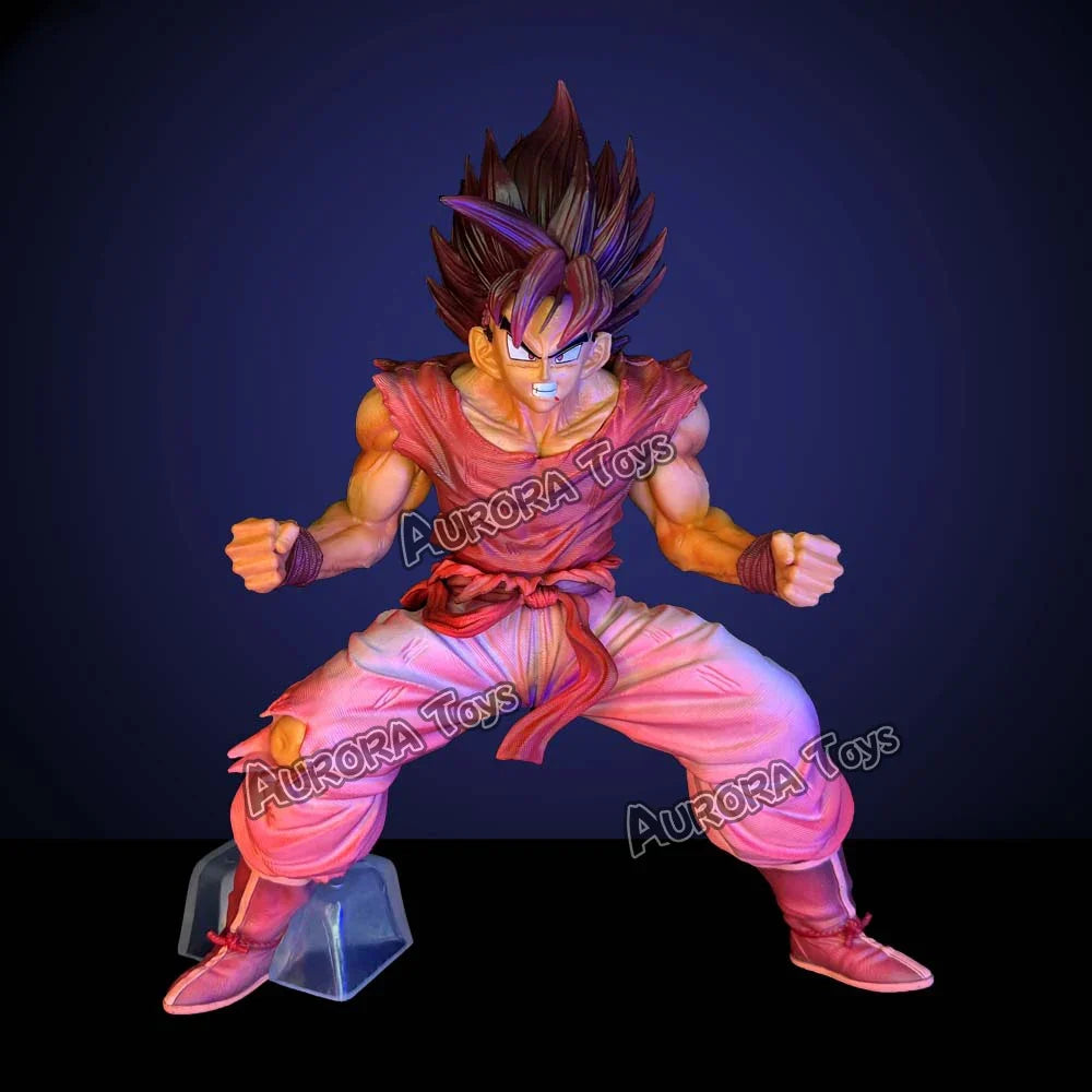 9.44in/24cm Anime Dragon Ball Z kaiouken Goku Figure PVC Action Figures Collection Model Toys Gifts