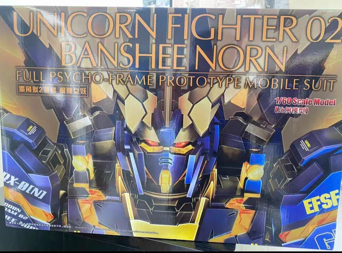 Auf Lager DABAN PG 1/60 Nachdruck Rx-02 Unicorn Banshee Anime Actionfigur Bausatz Skelett Kunststoffspielzeug für Sammler