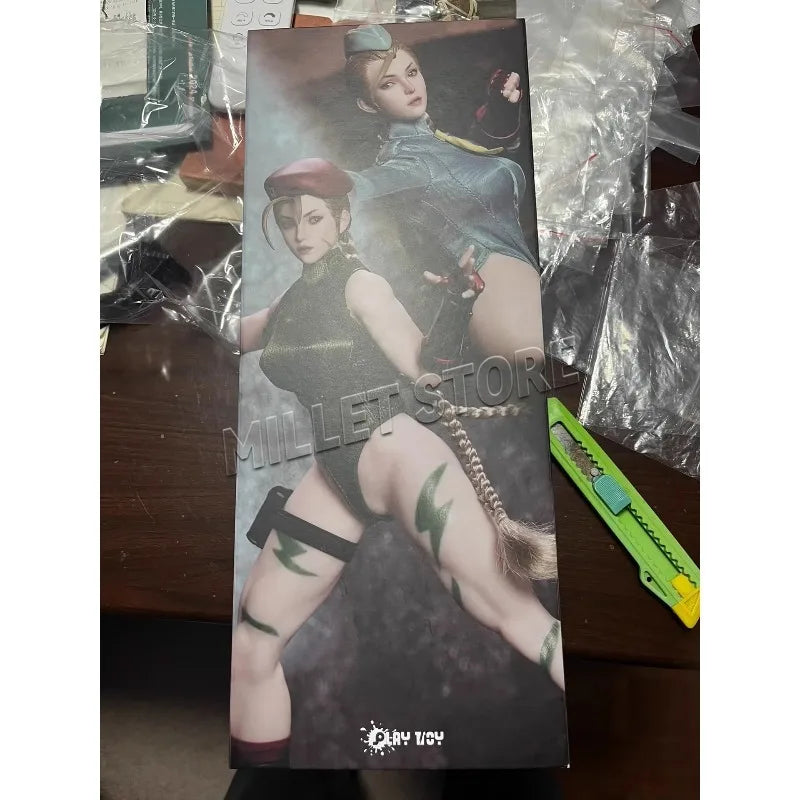 PLAY TOY SF Cammy White P020 Movable Model Toys Collection 1/6 Steel Bone Silica Gel Body SF Cammy White