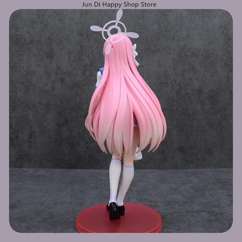 26cm Blue Archive Urawa Hanako Rainy Night School Uniform Standing Pose Anime Figure Model Statue Collection Desktop Decoration